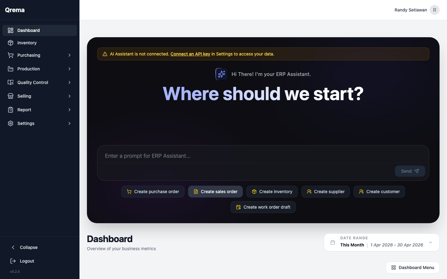 Admin member management page
